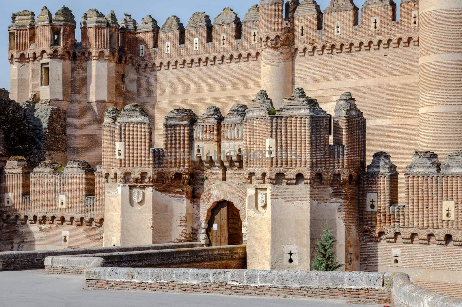Coca Castle (Castillo de Coca) is a fortification constructed in the 15th century and is located in Coca, in Segovia province, Castilla y Leon, Spain.