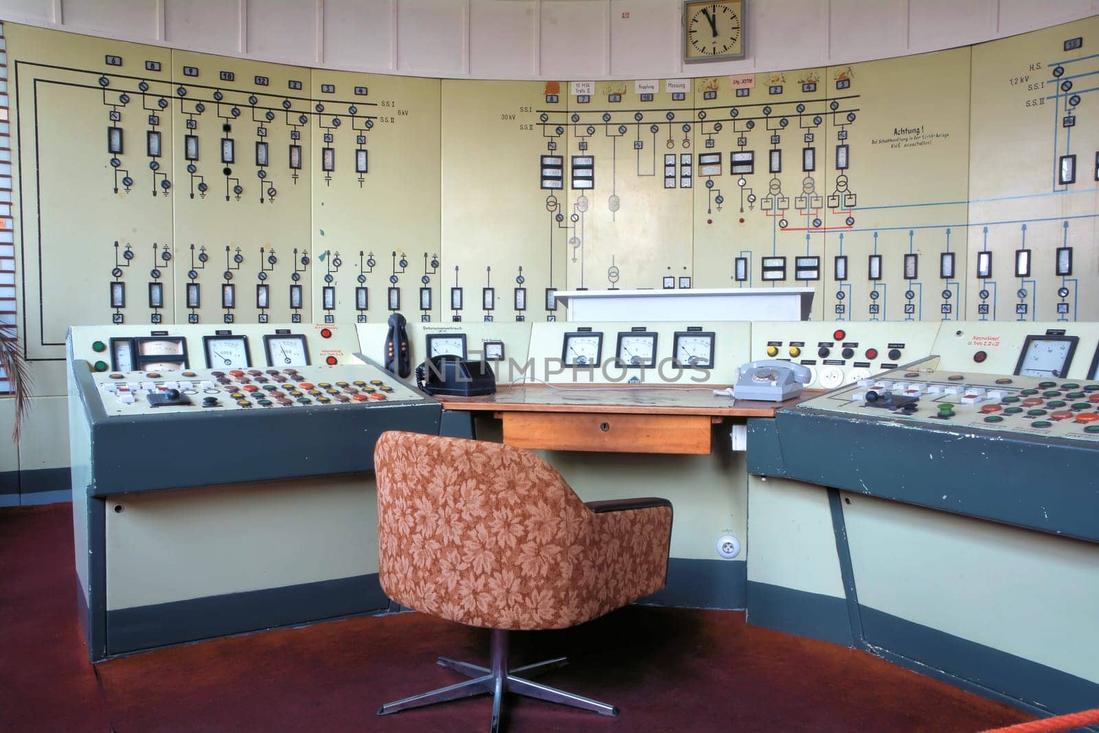 Control centre in the decommissioned Ferropolis opencast mine