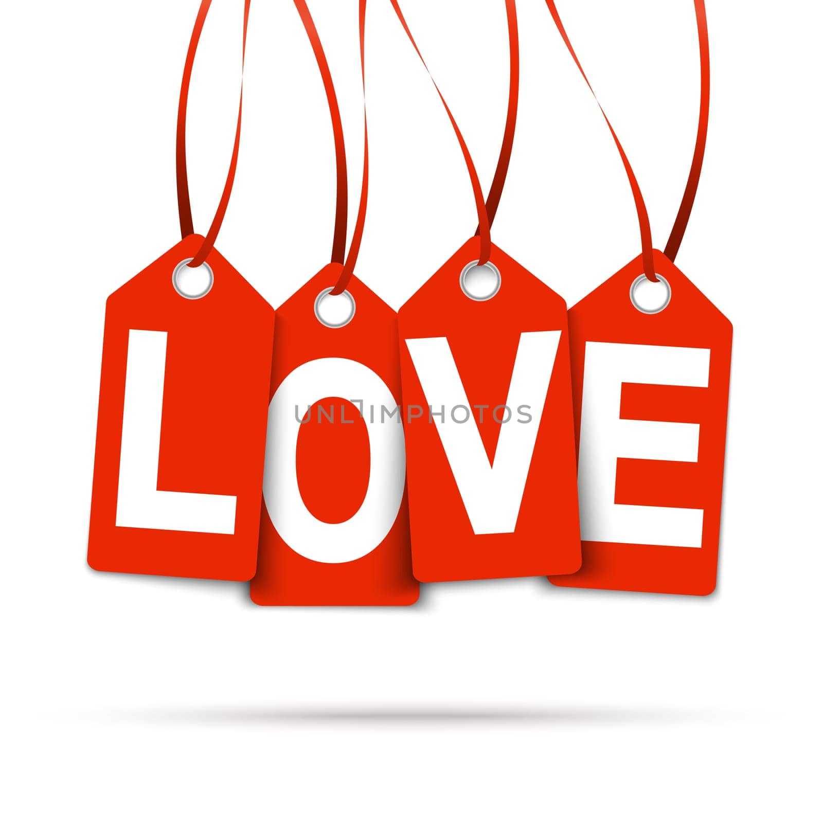 Hang Tags " LOVE """