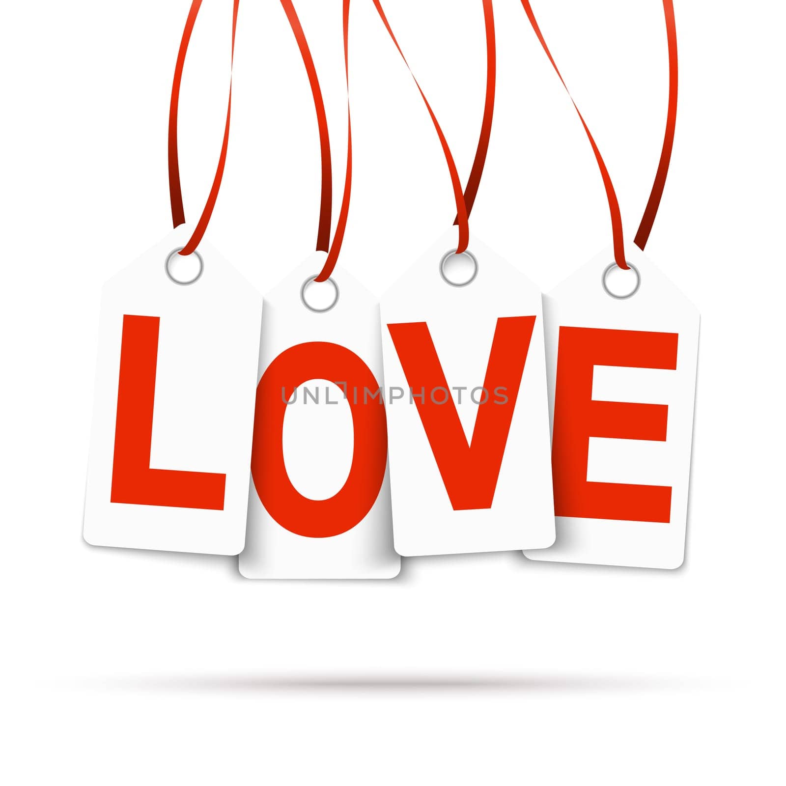 Hang Tags " LOVE """