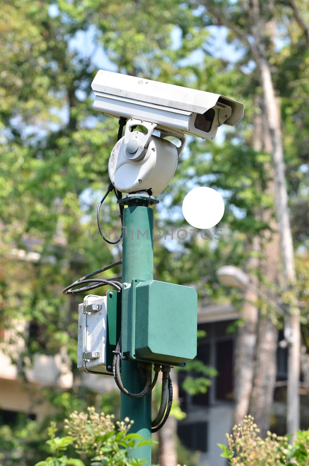 Security Camera or CCTV in the park