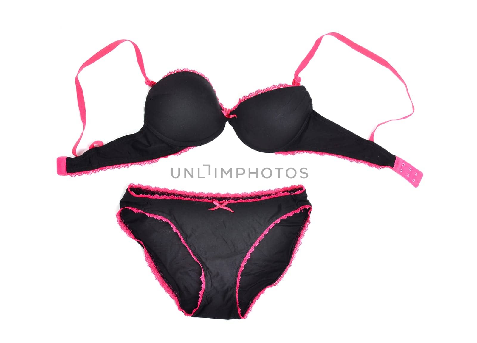 sexy female underwear on white background