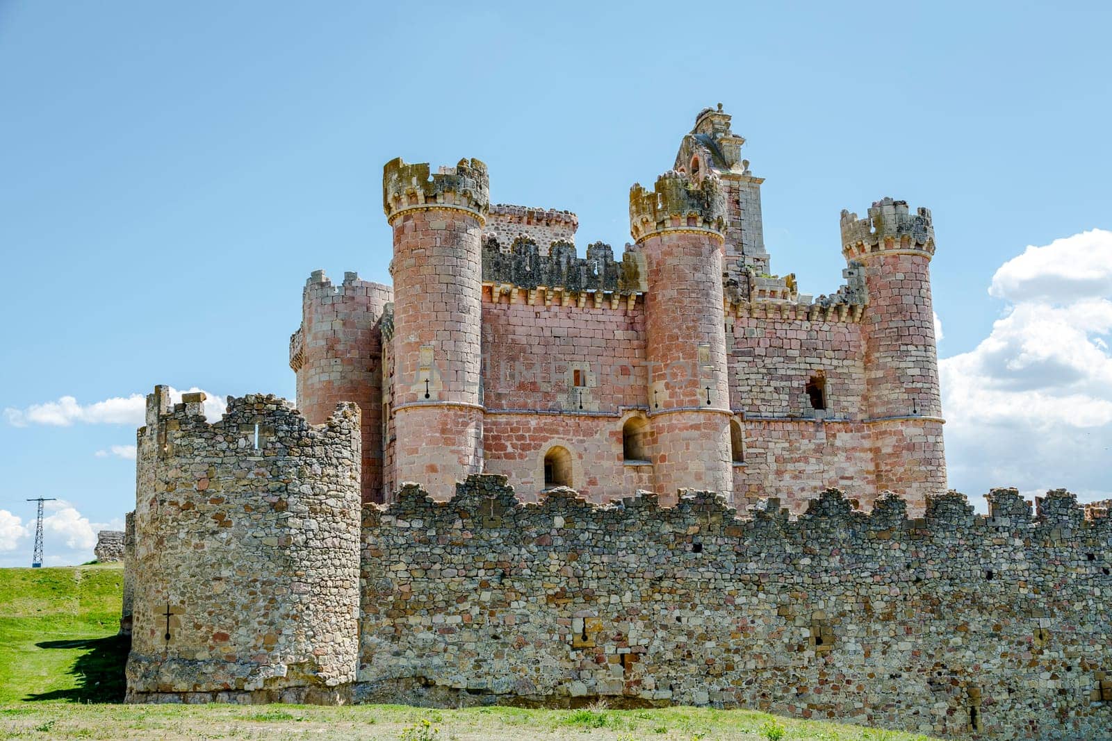 Turegano Castle,Castillo de Turegano. in Segovia province, Castilla Leon, central Spain.