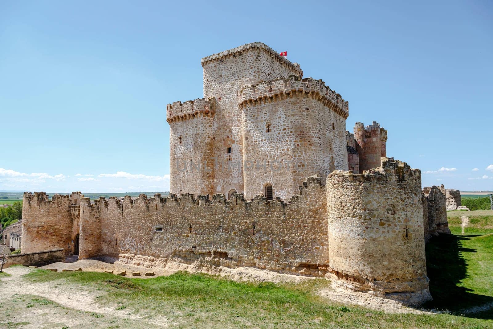 Turegano Castle,Castillo de Turegano. in Segovia province, Castilla Leon, central Spain.