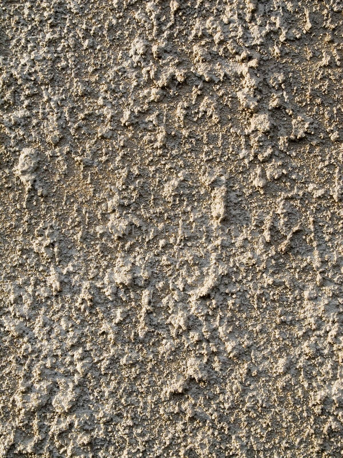 grey rough plaster as a format-filling view