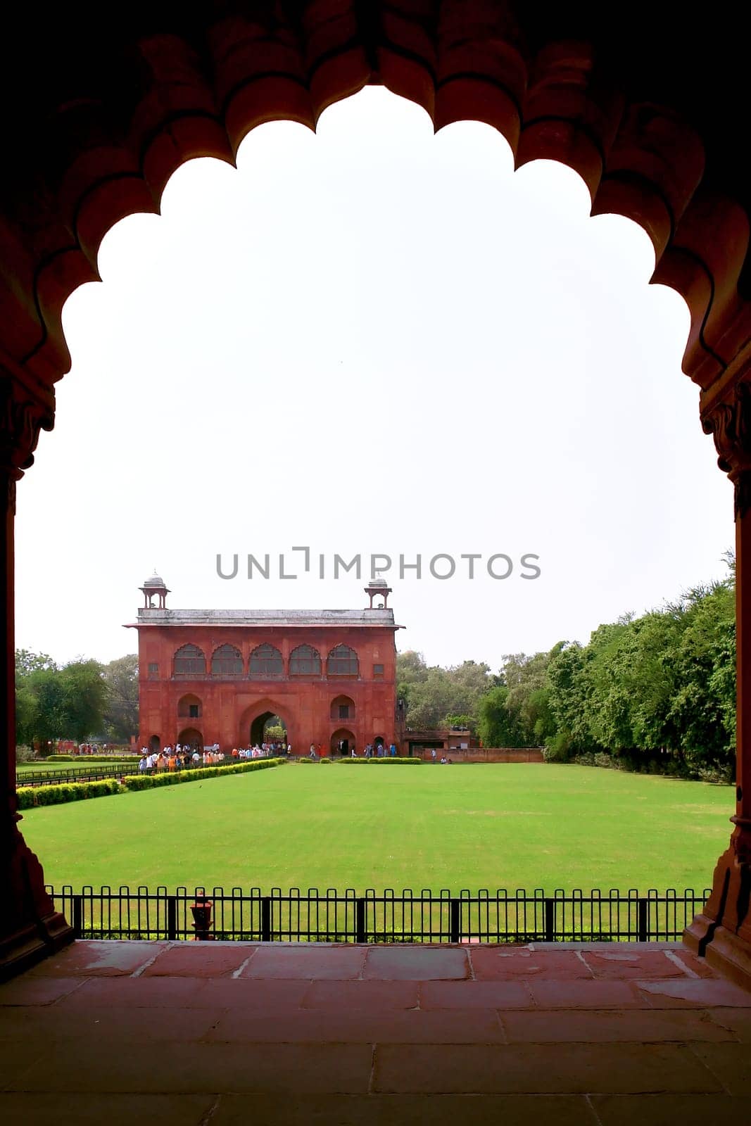 Famous Delhi Fort also known as Lal Qil'ah, UNESCO World Heritage Site