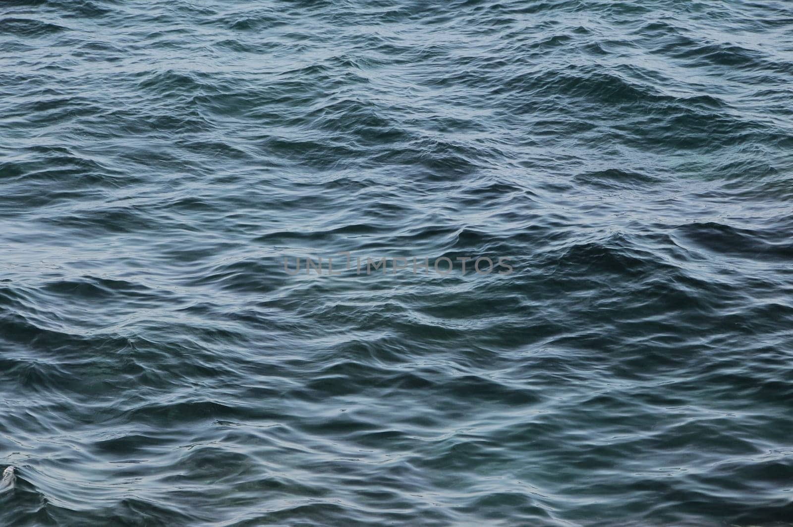 Blue Water Texture Pattern at Noon on the Atlantic Ocean