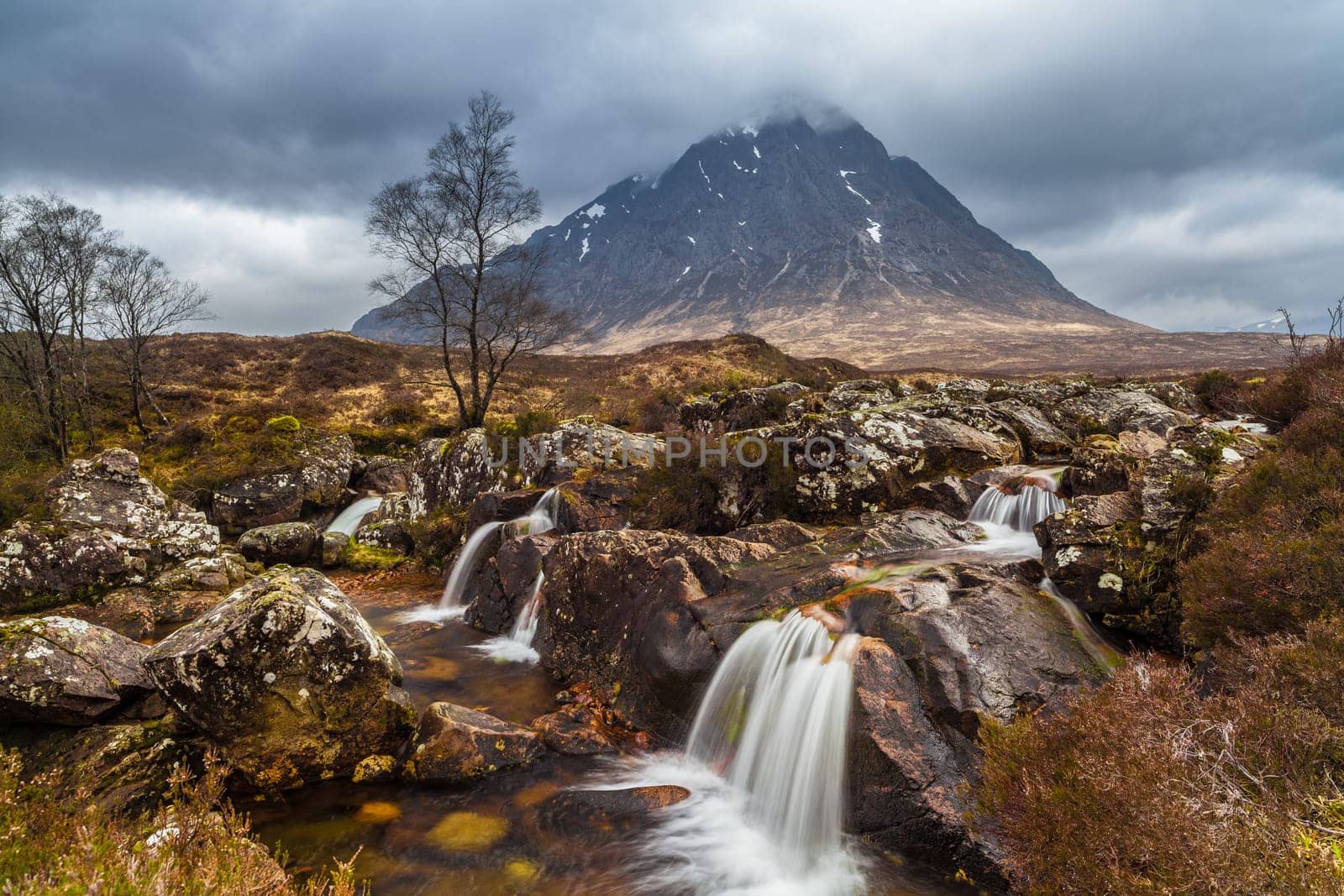 Waterfalls at Glen Etive
