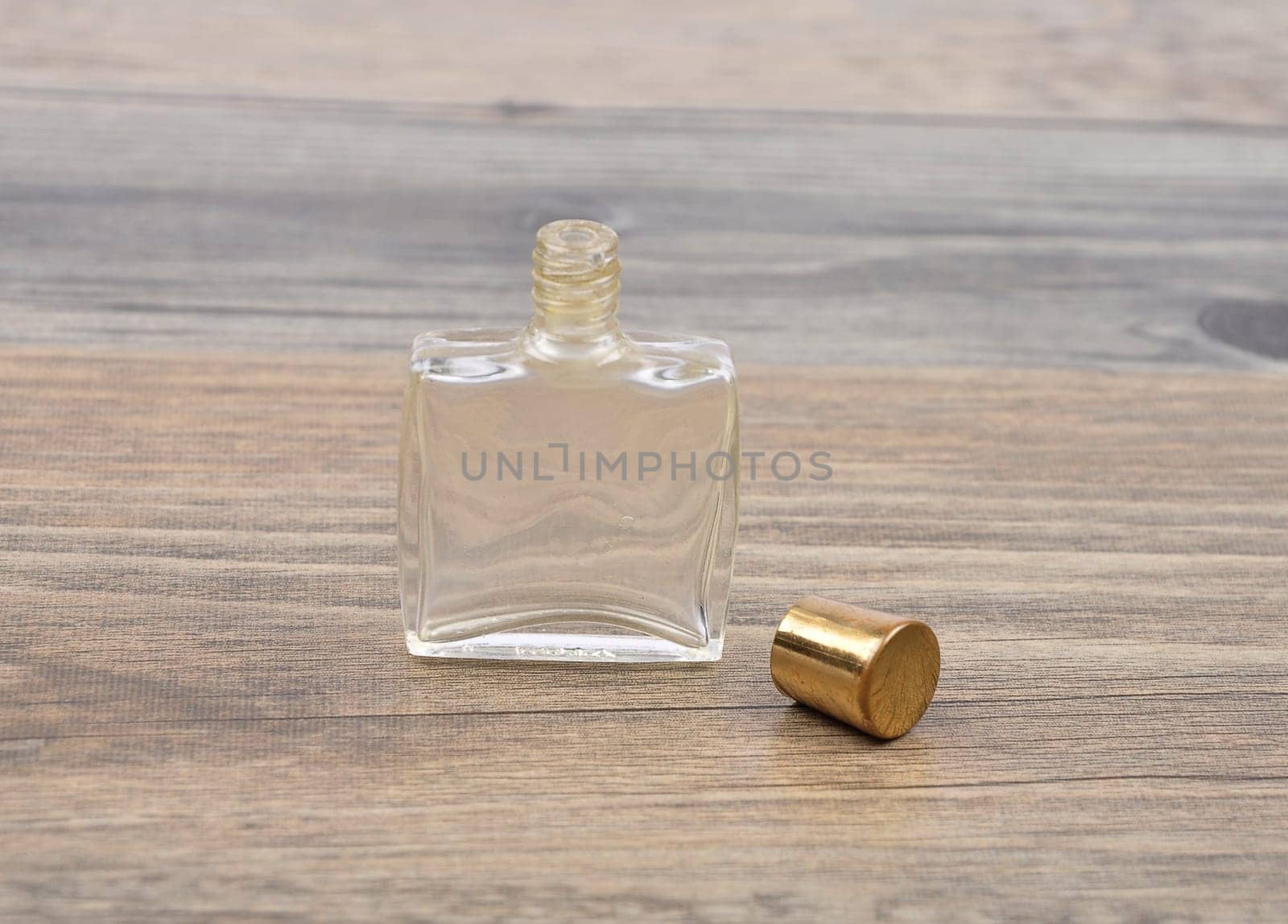 Bottle on wood