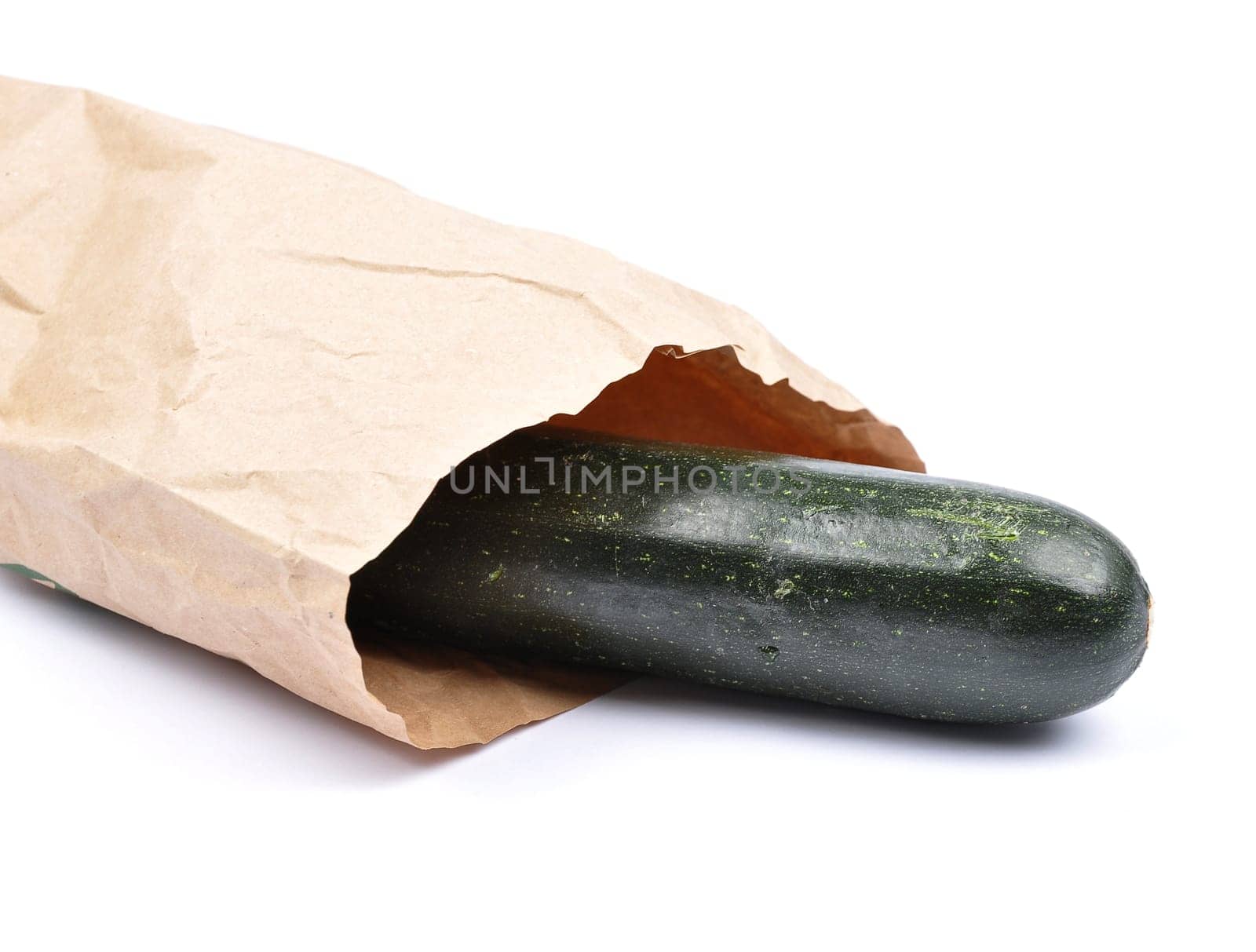 Zucchini in paper bag