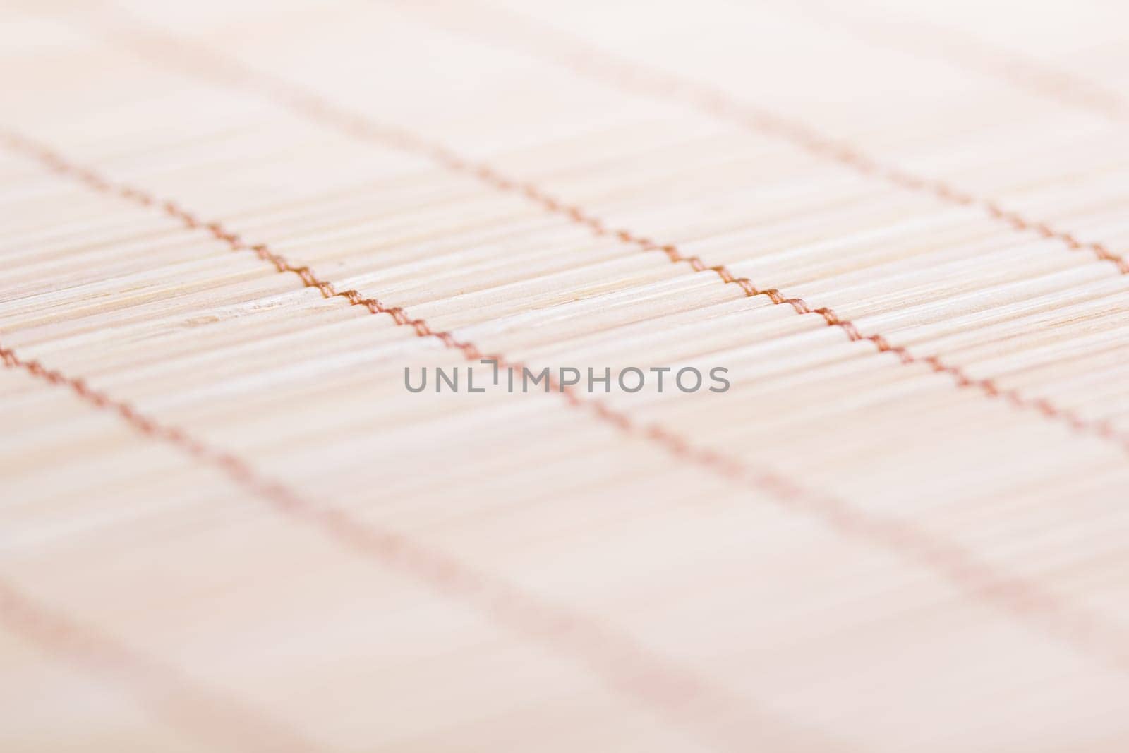 associated thread bamboo mat bright. perspective. macro