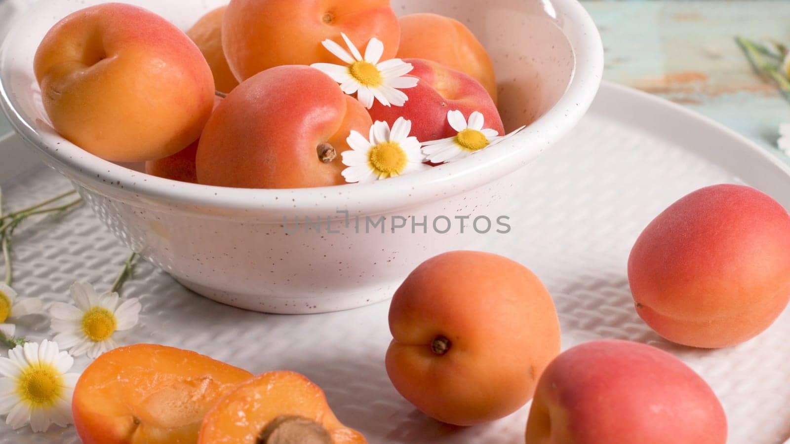 Delicious ripe apricots by homydesign