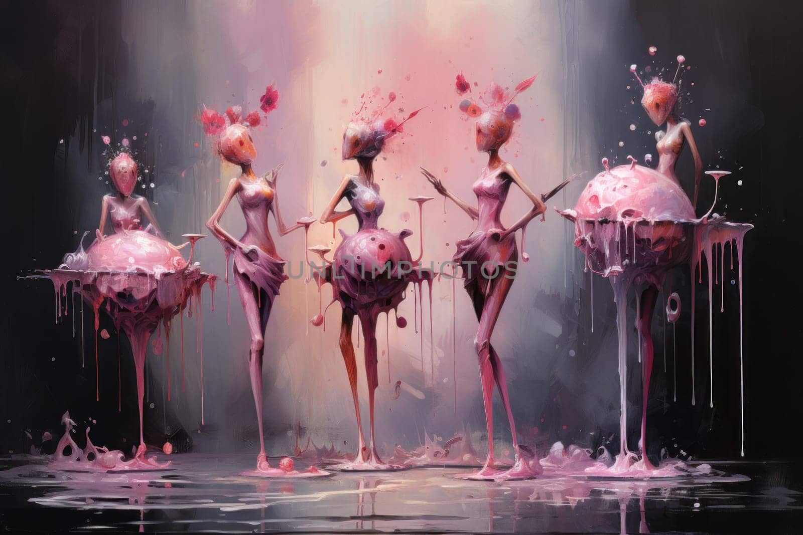 Whimsical sugarplum fairies, bringing sweetness and joy to the holiday season - Generative AI by Sidewaypics