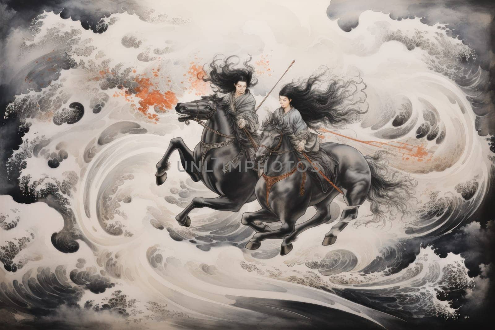 In the realm of fantasy, a fearless group of individuals known as the whirling cyclone riders emerges.