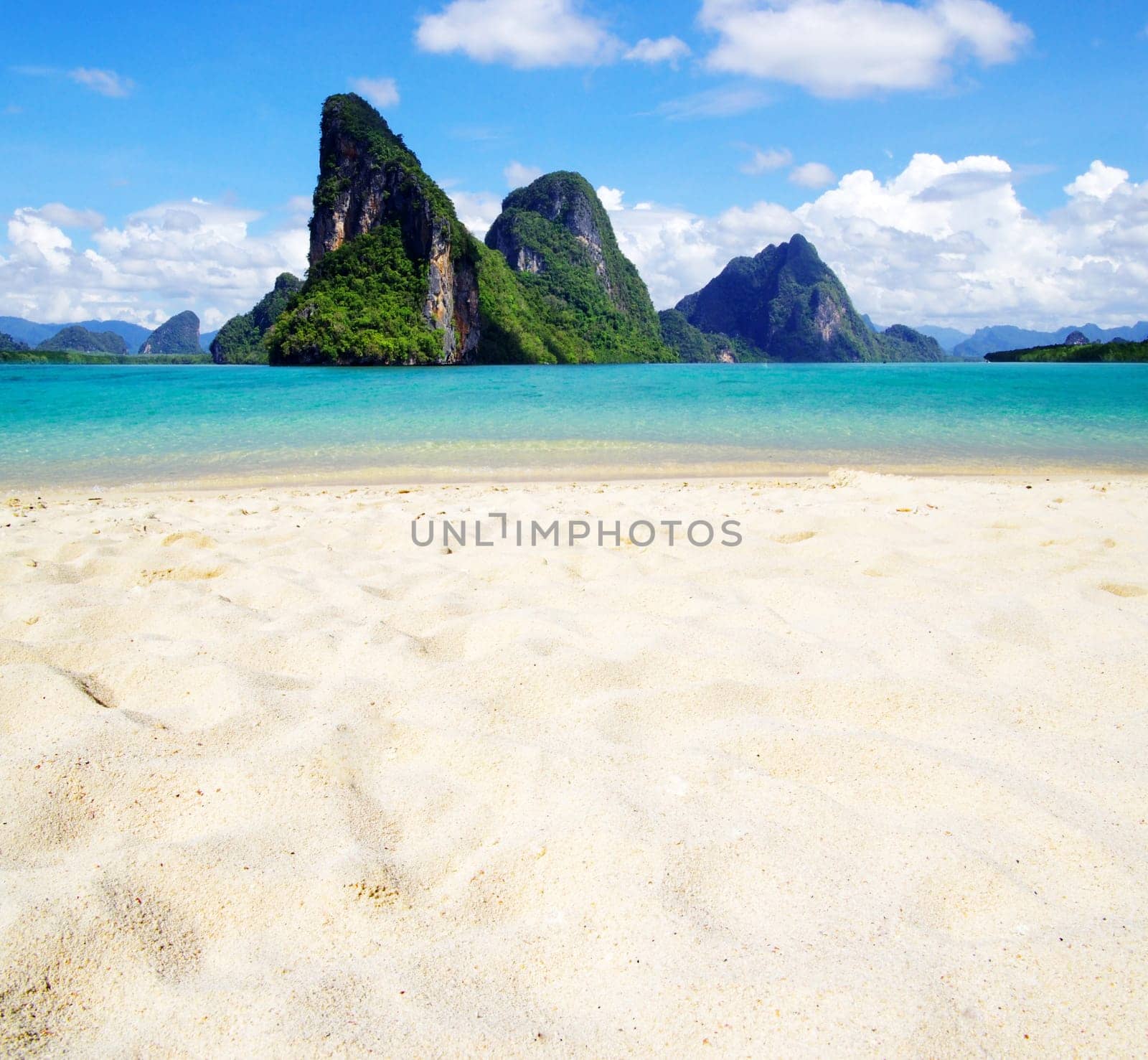 rocks and sea in Krabi Thsiland
