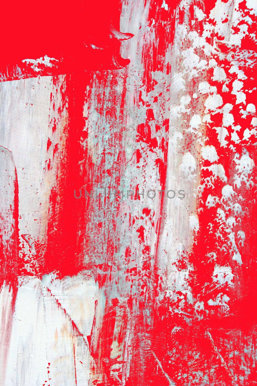 red color abstract on white