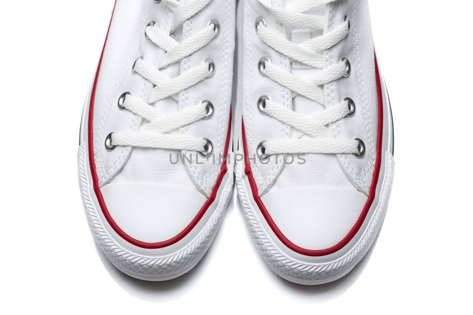 Pair of new sneaker isolated on white background