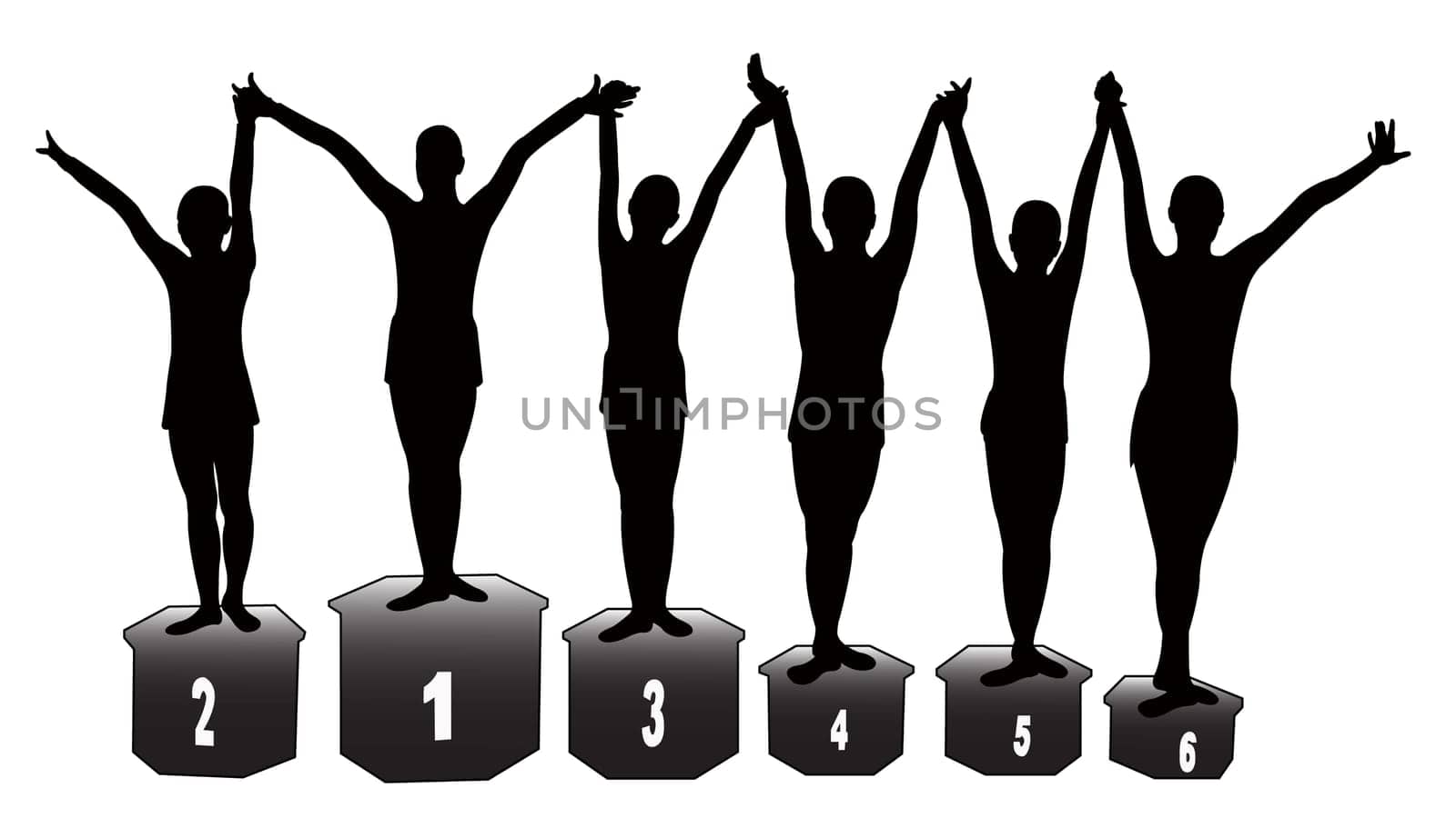 the winners at sport, icon, vector