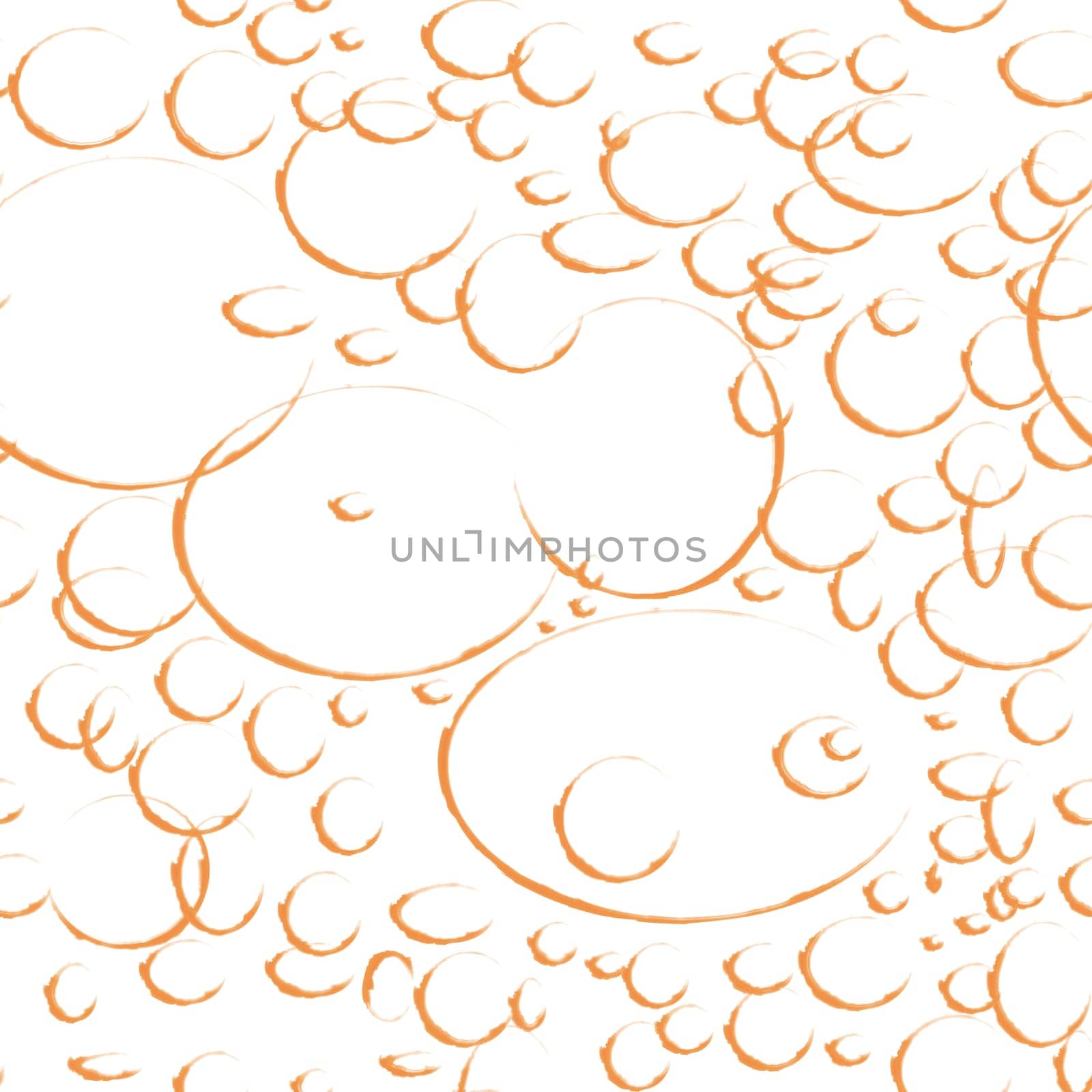 A Fire ellipses seamless pattern, vector illustration.