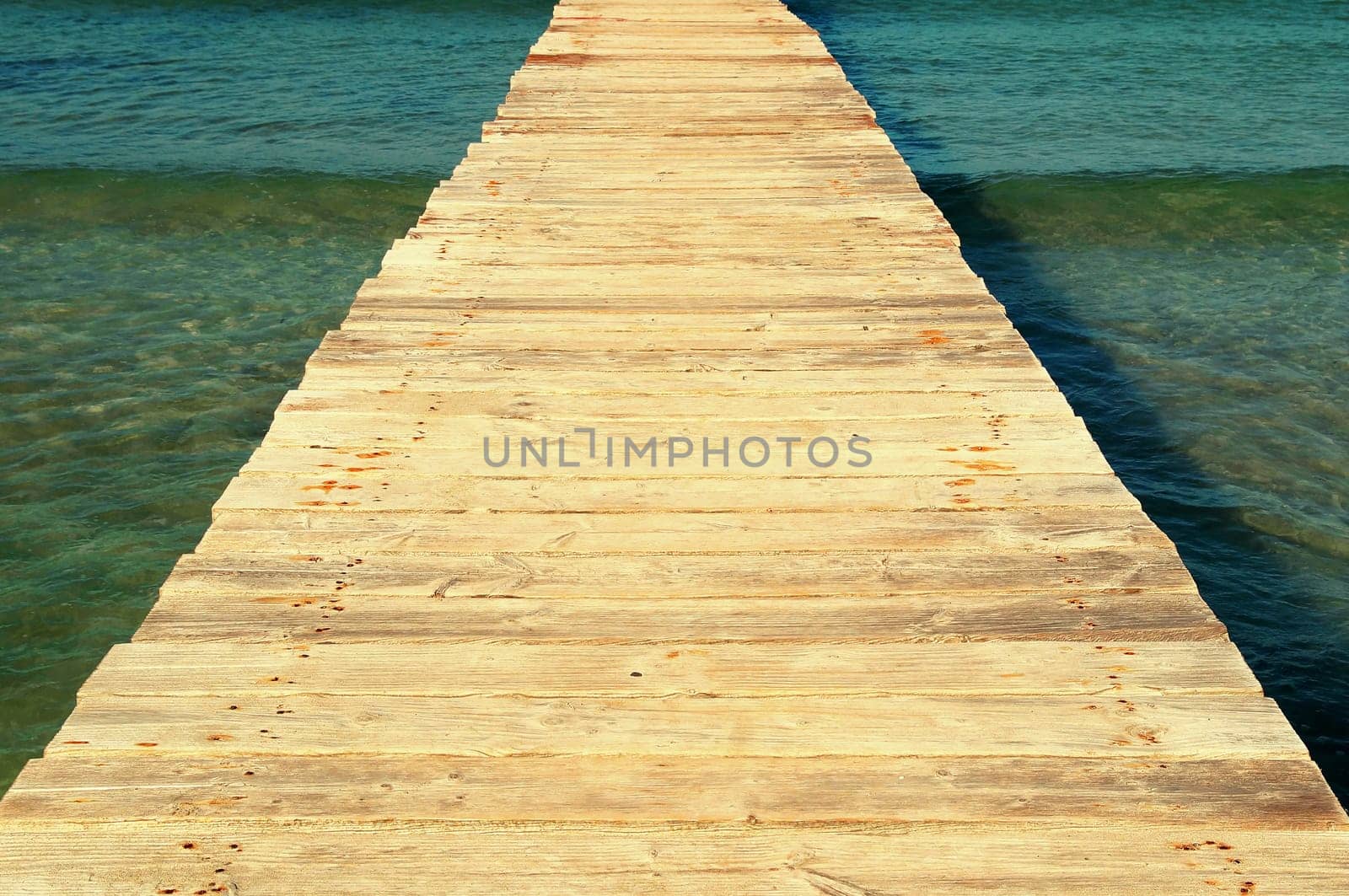 Wooden walkway / wooden jetty