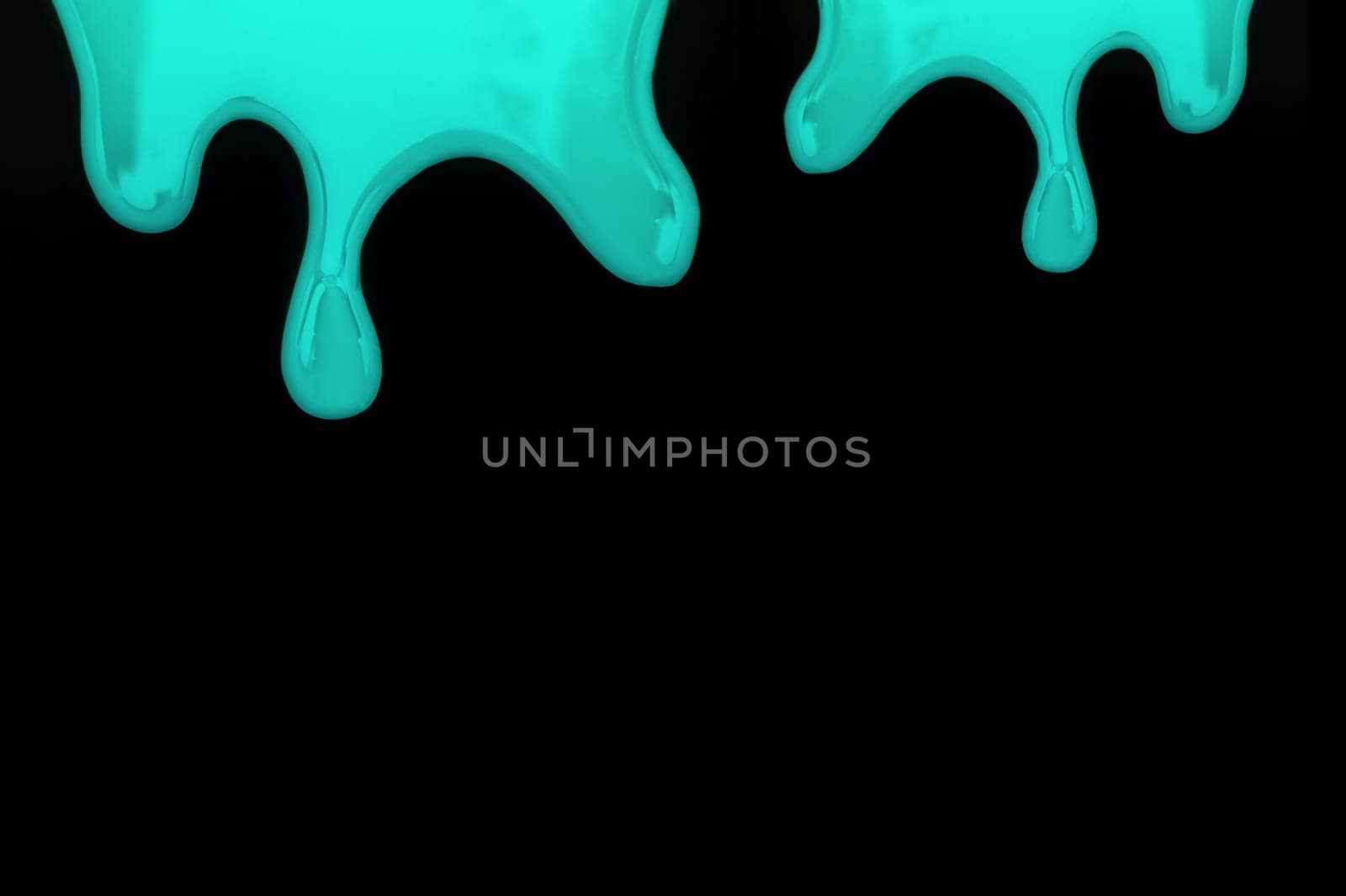An abstract image of slime on a white background
