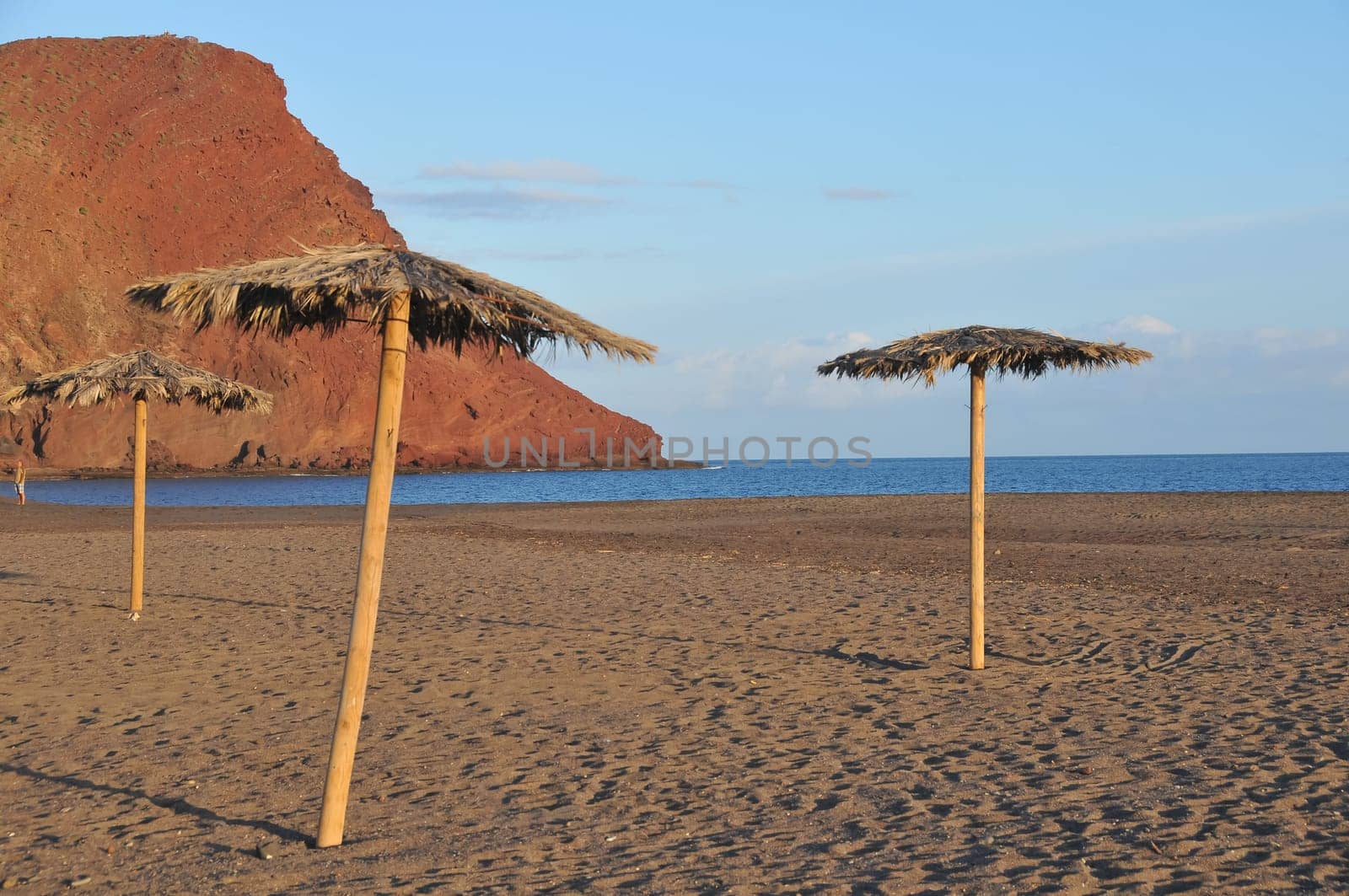 Beach Umbrella in Tenerife Canary Islands Spain Europe