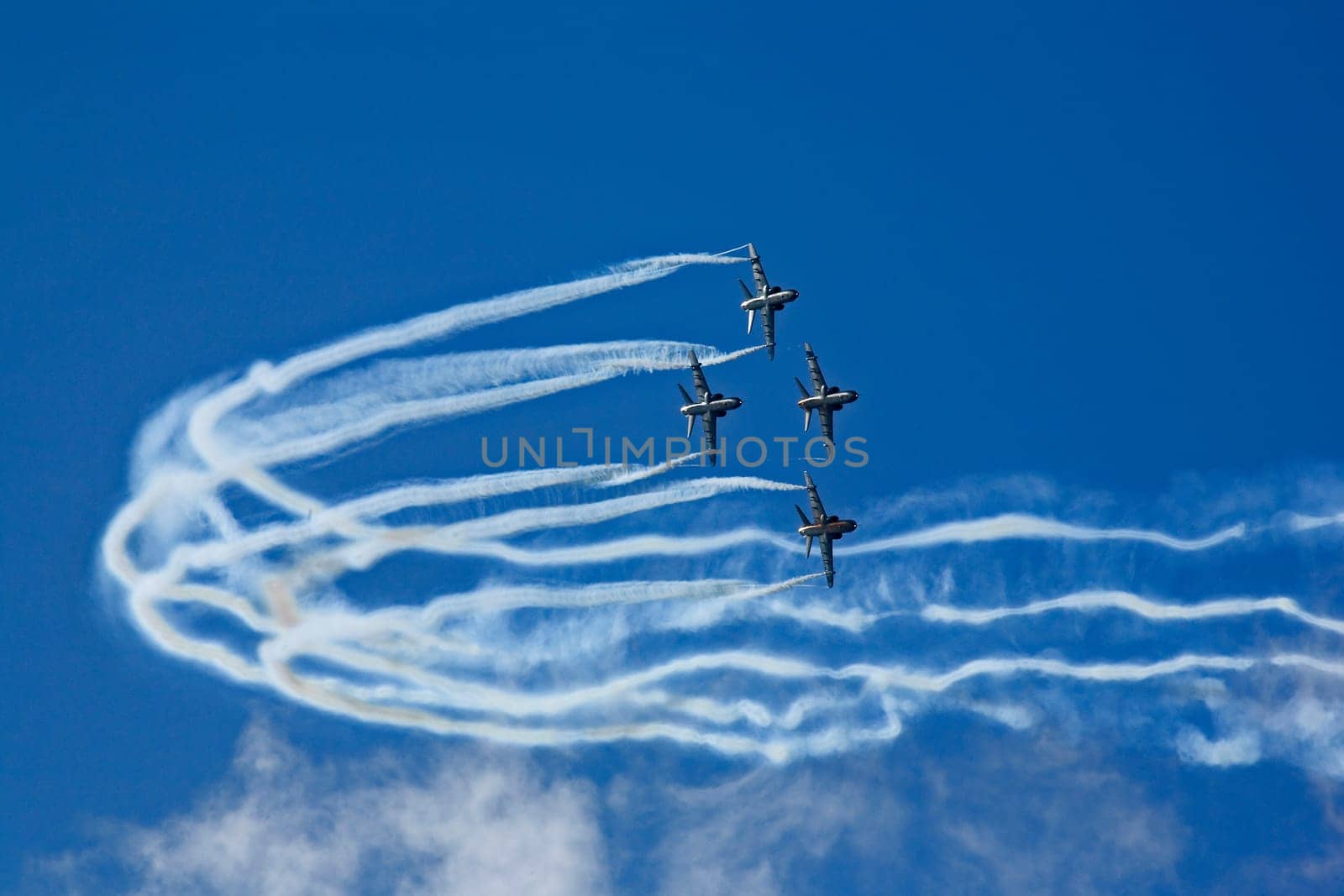Hawk aeroplane in Air Show Malmi Finland 2009