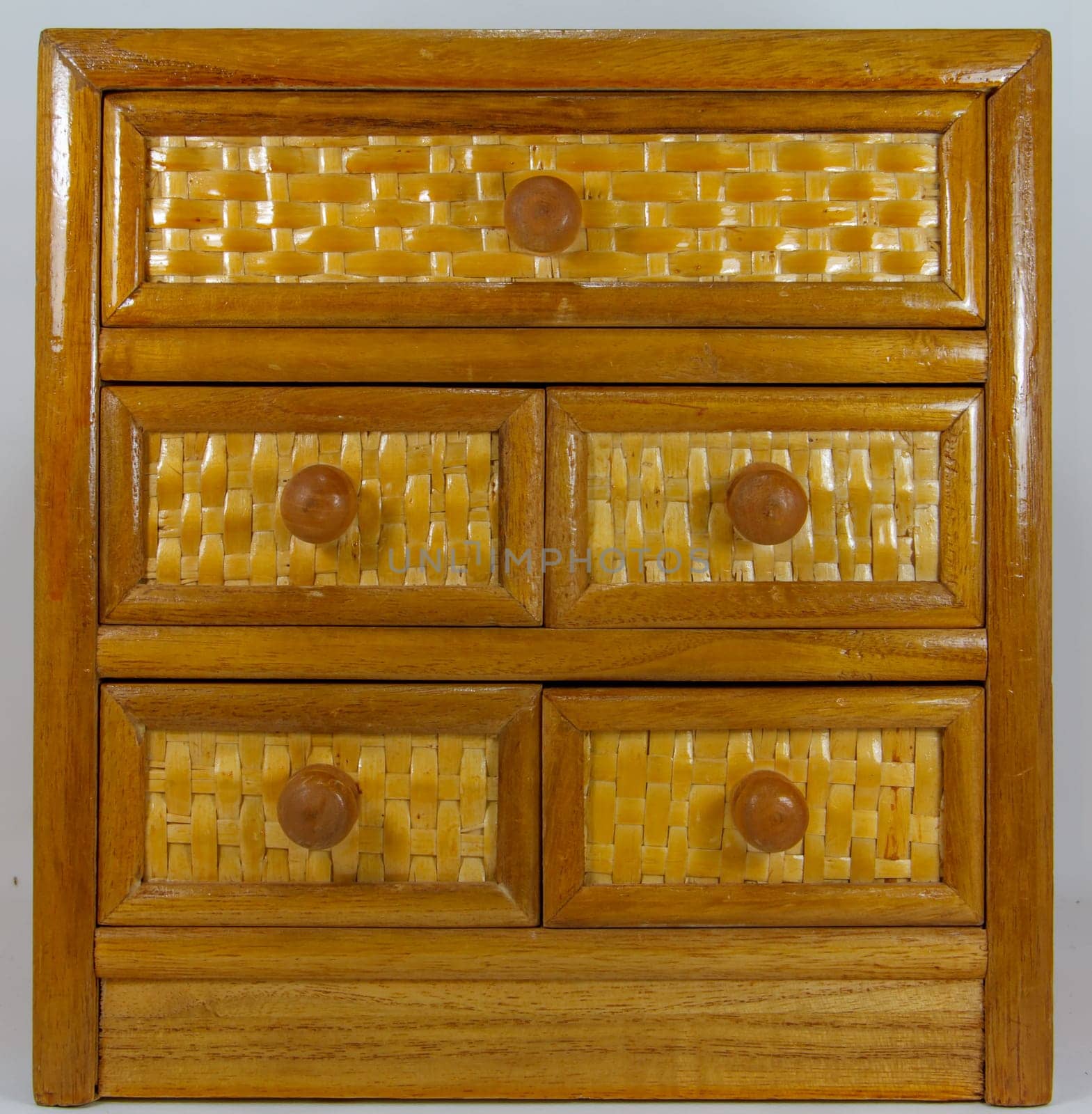 the Brown drawers in white background.