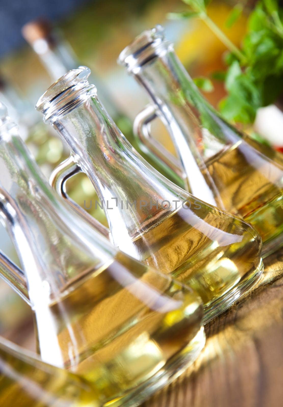 Carafe with olive oil