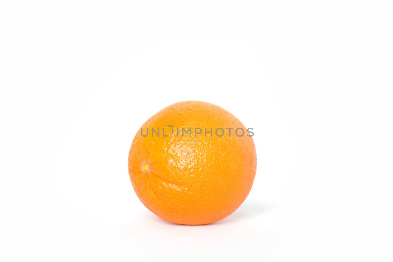 one orange isolated on white