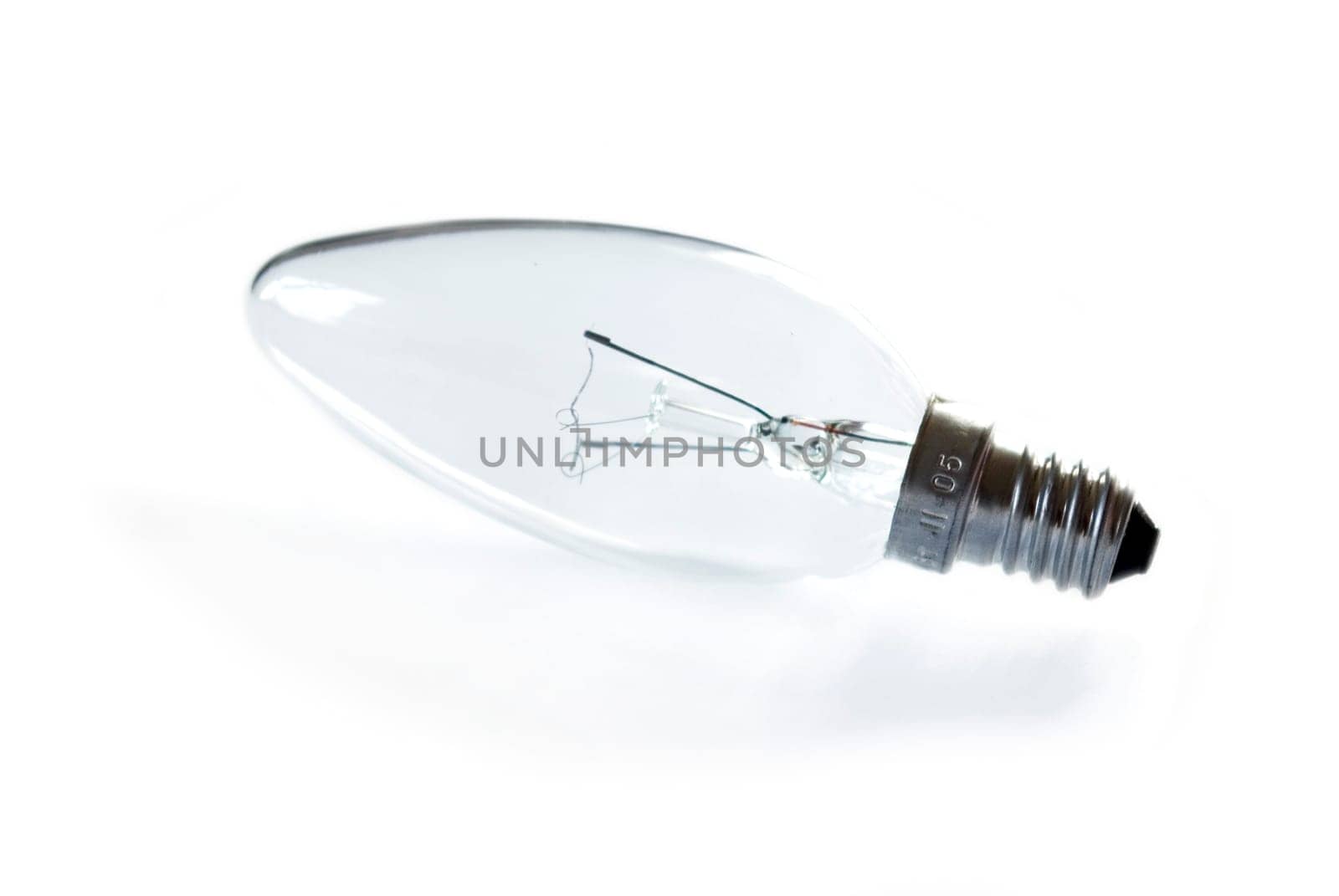 Electric bulb  on a white background