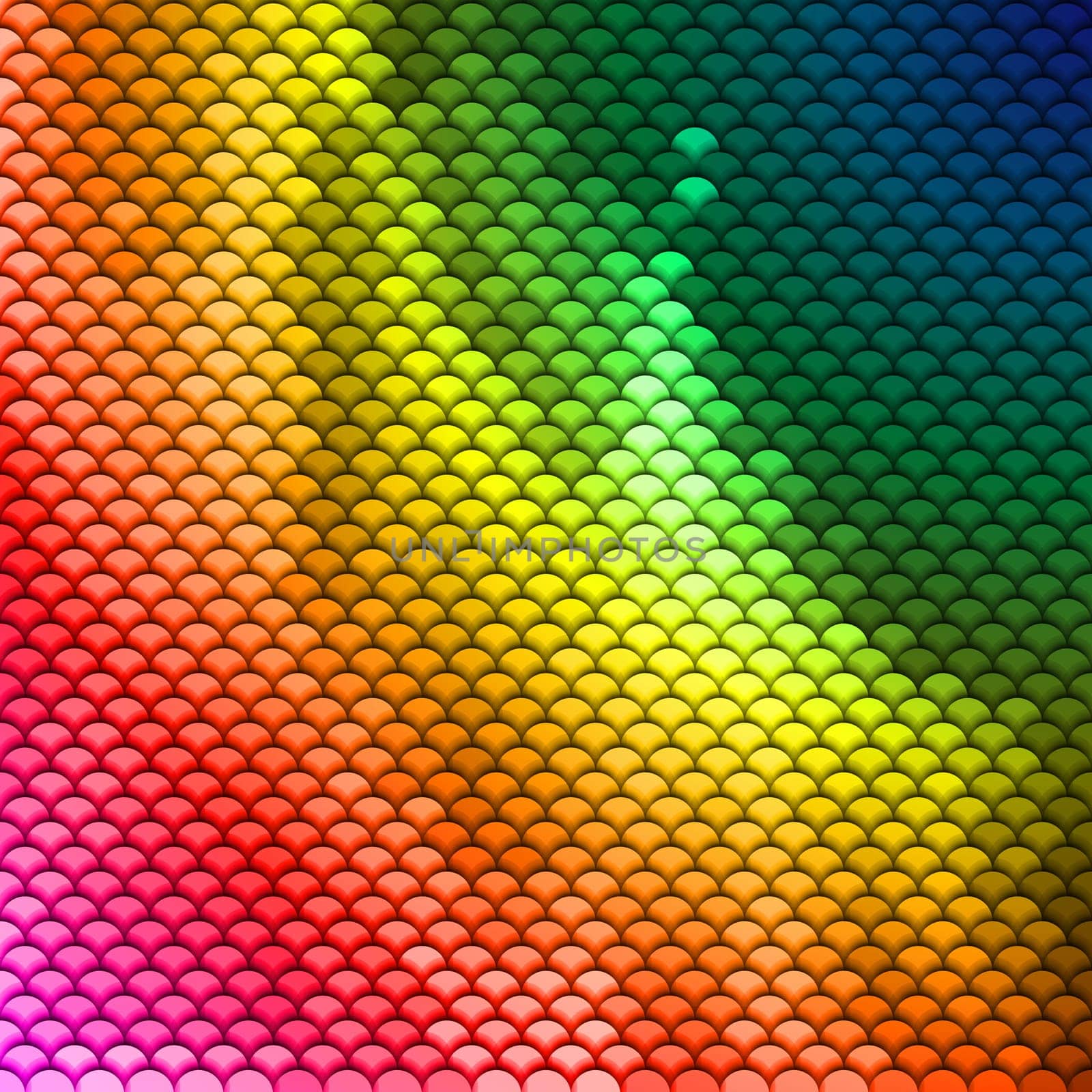 Abstract scales pattern in spectrum colors. Textured background