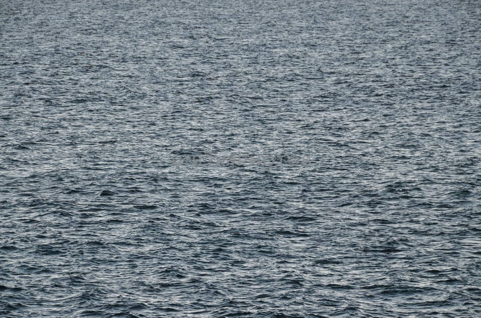 Blue Water Texture Pattern on the Atlantic Ocean