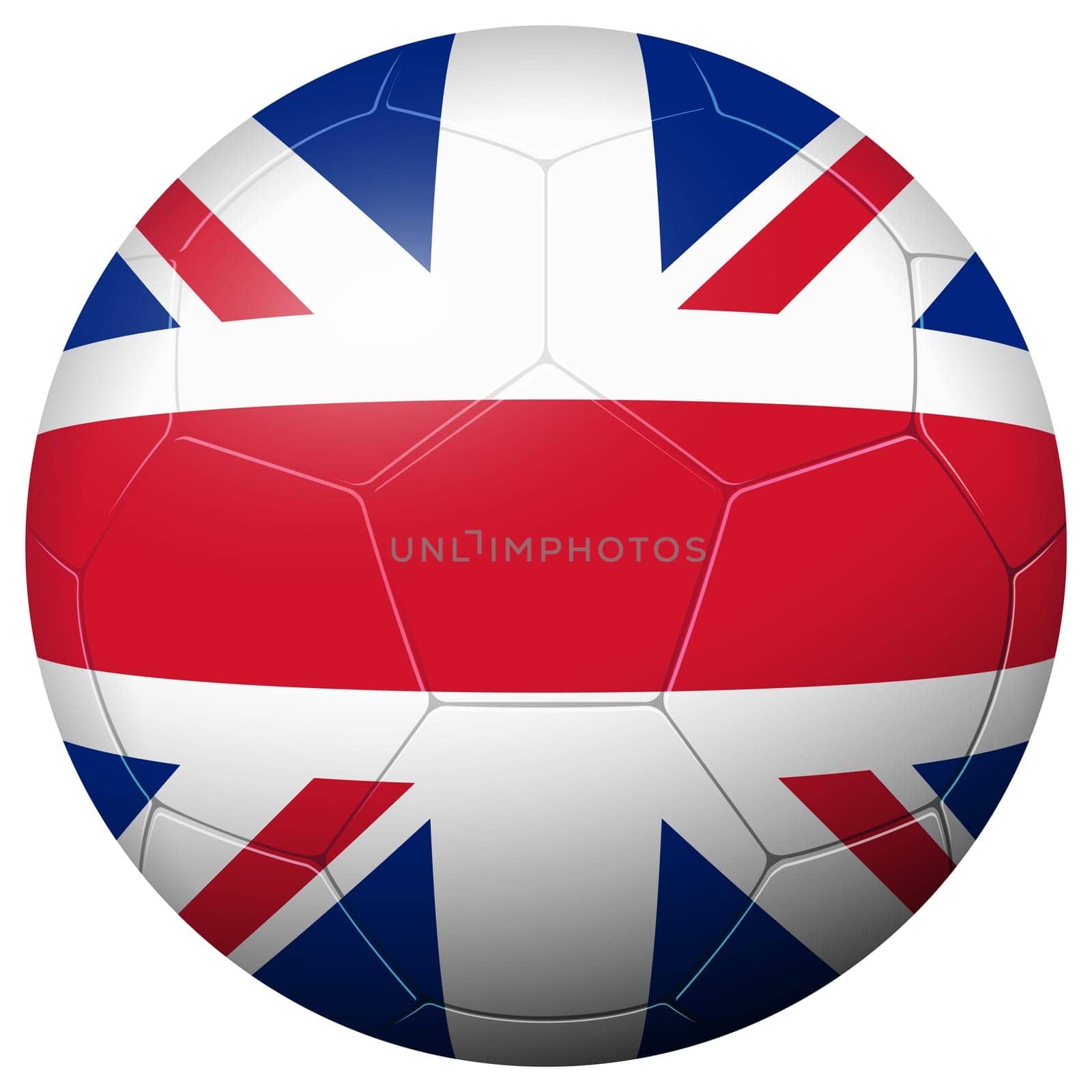 Soccer football with country flag GERMANY
