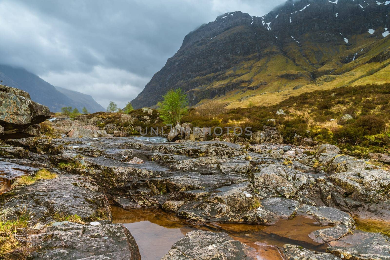 Wild River in Glen Coe Valley