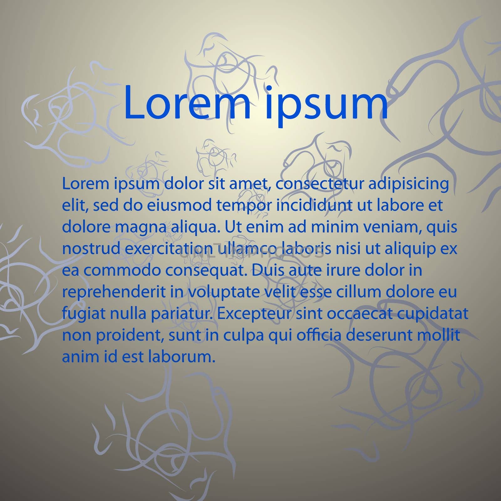 Vector illustration. Card design with artistic background.