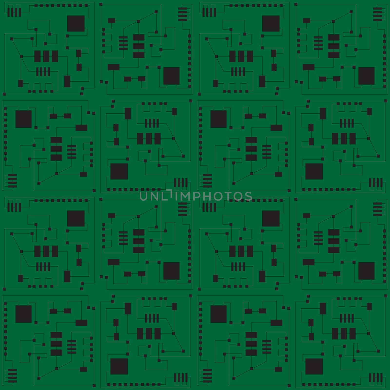Phisics and mecanics, engineering a digital board. Vector illustration.