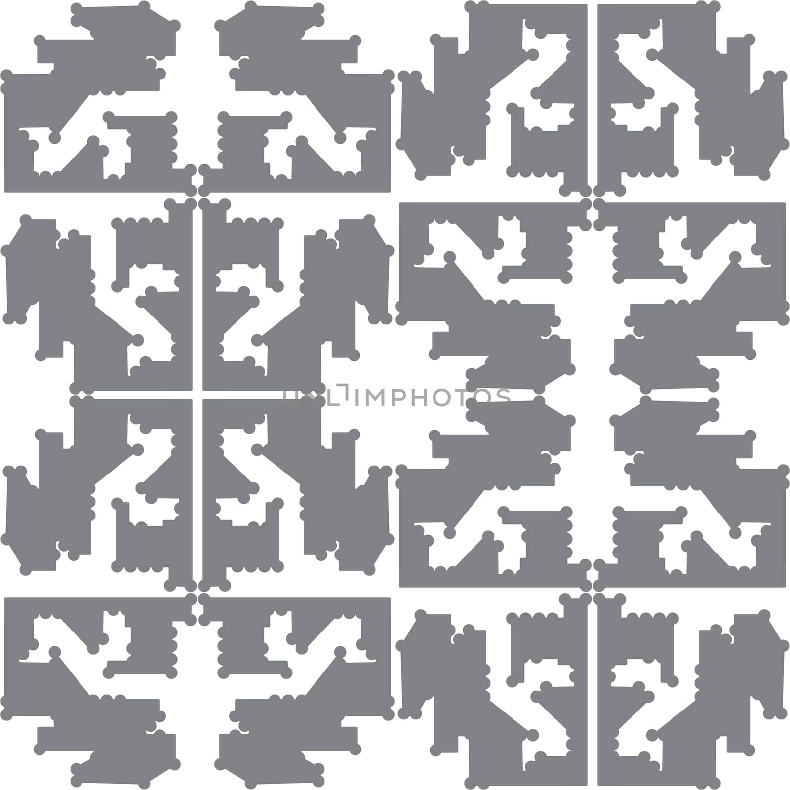 Phisics and mecanics, engineering a digital board. Vector illustration.