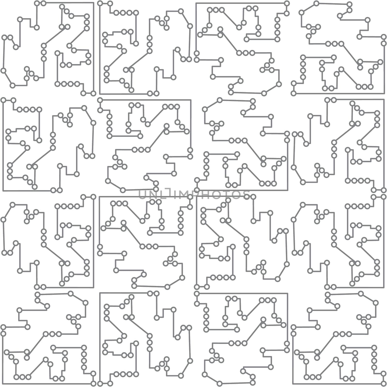 Phisics and mecanics, engineering a digital board. Vector illustration.