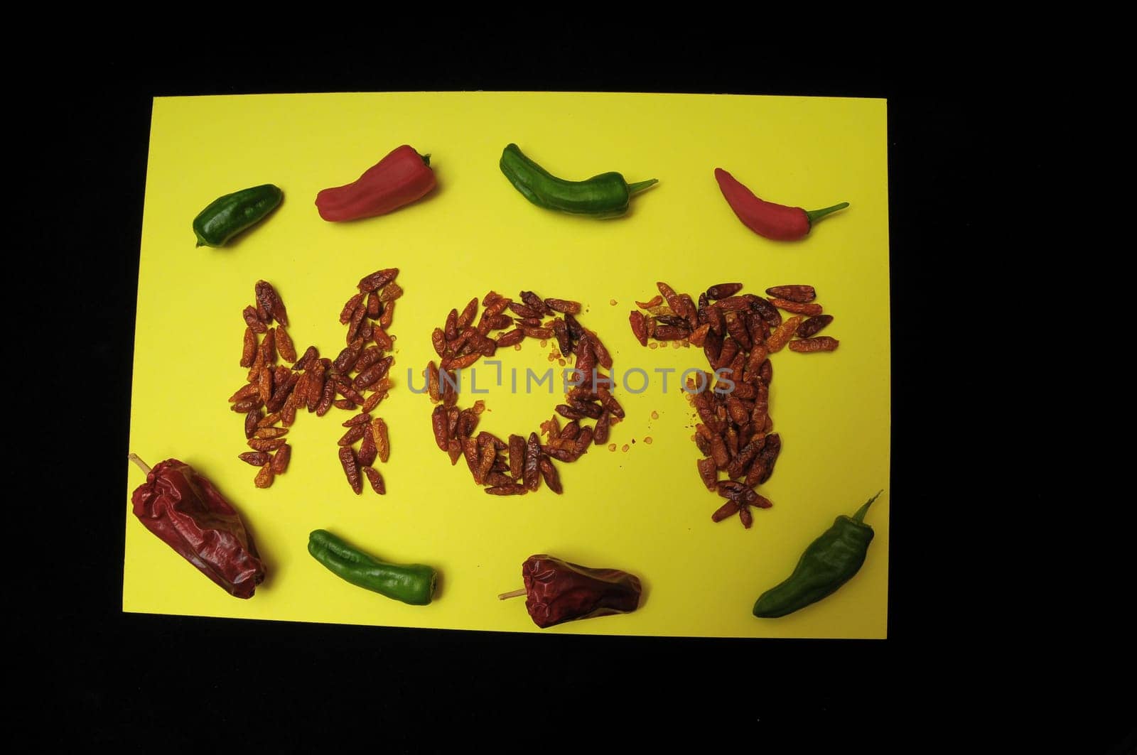 Some Very Hot Chili Peppers Ready to Cook