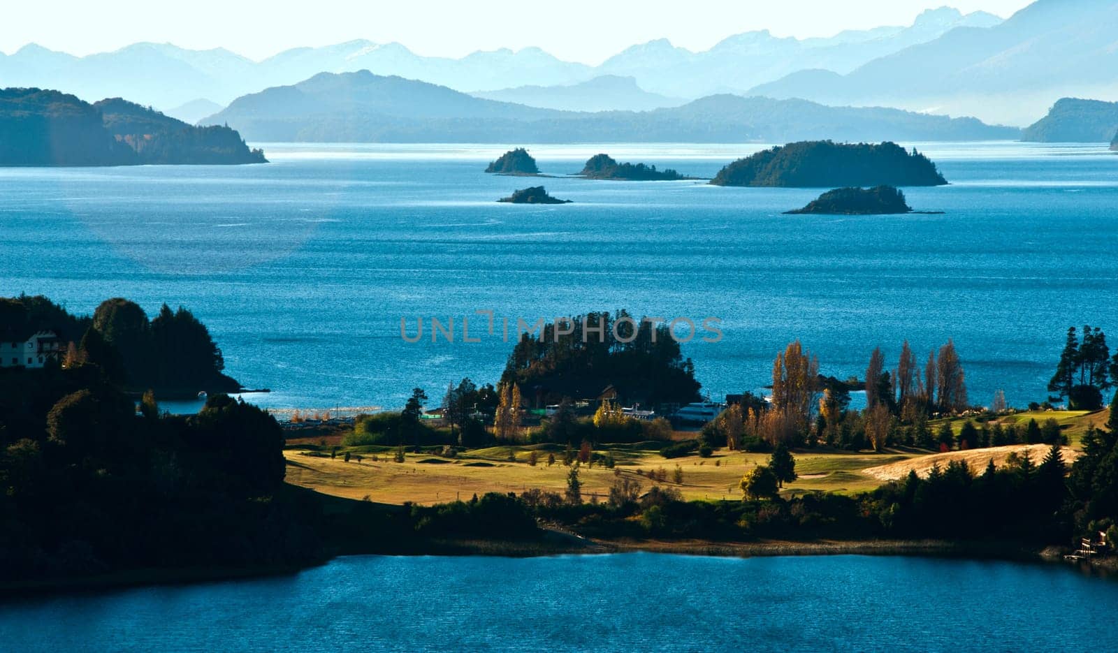 Nahuel Huapi lake, Patagonia Argentina, from Panoramic Point near Bariloche