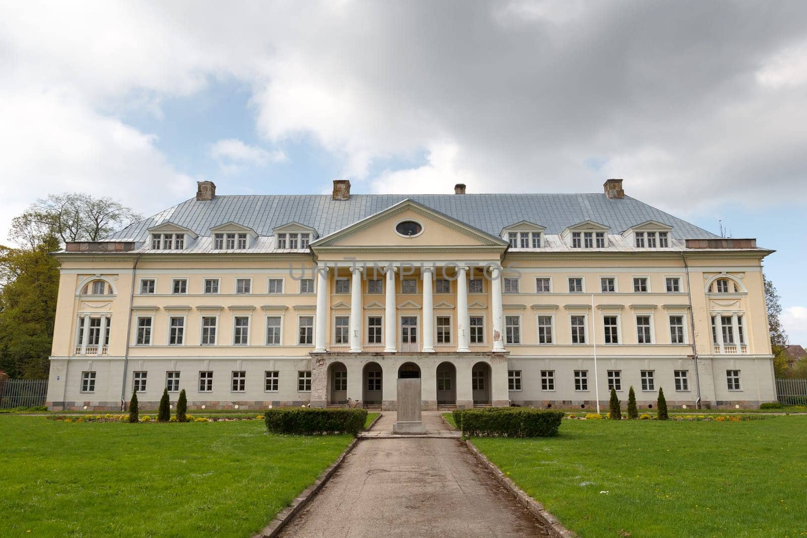 Kazdanga Palace is located in the village Kazdanga Latvia