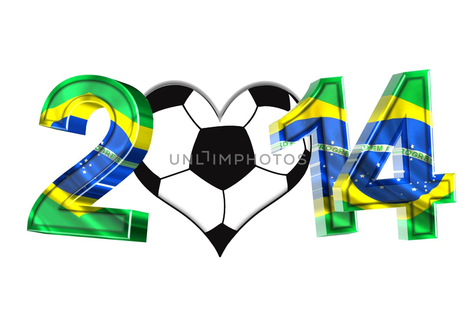 Football heart beats Brazilian