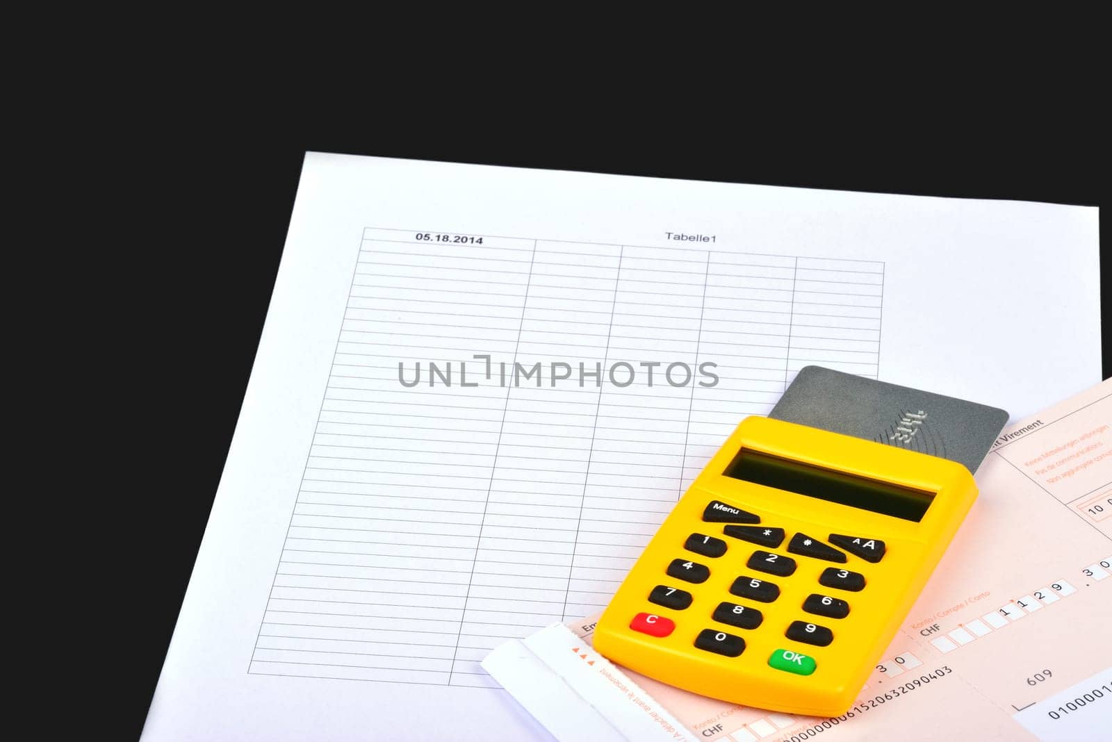 Safe online banking with a credit card