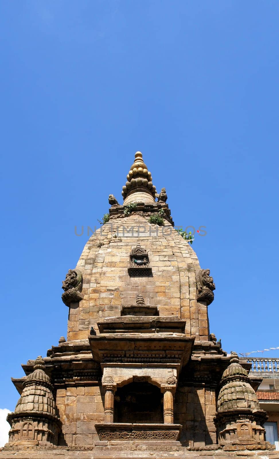 Durbar Square building - Hindu temples in the ancient city, valley of Kathmandu. Nepal.