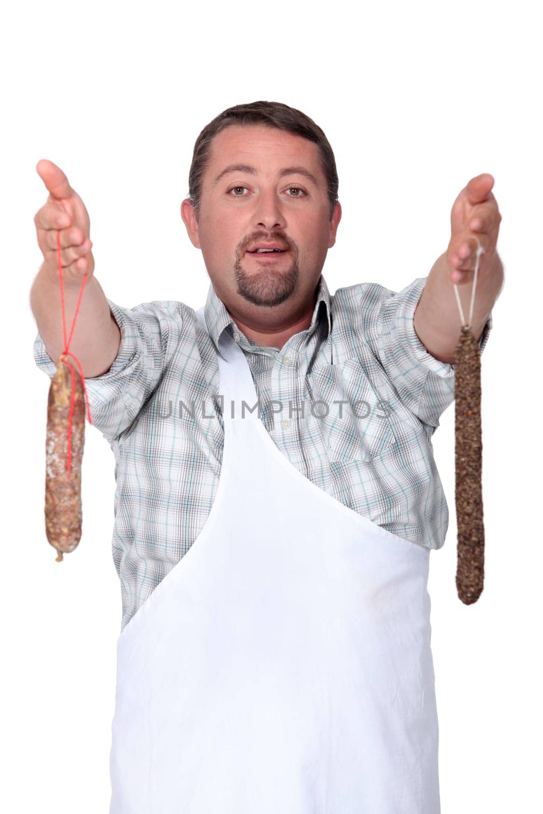 portrait of a butcher