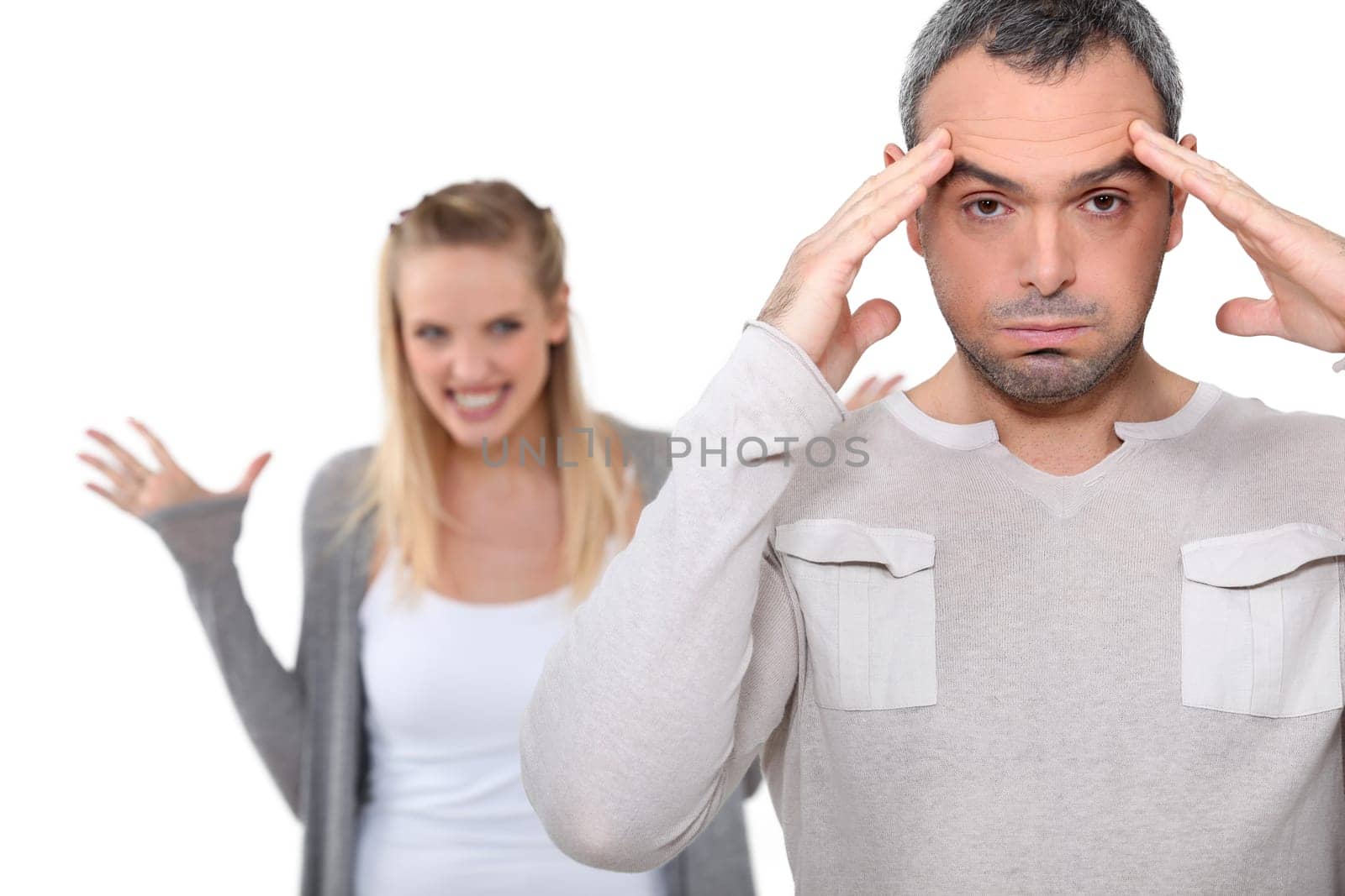 Couple having argument