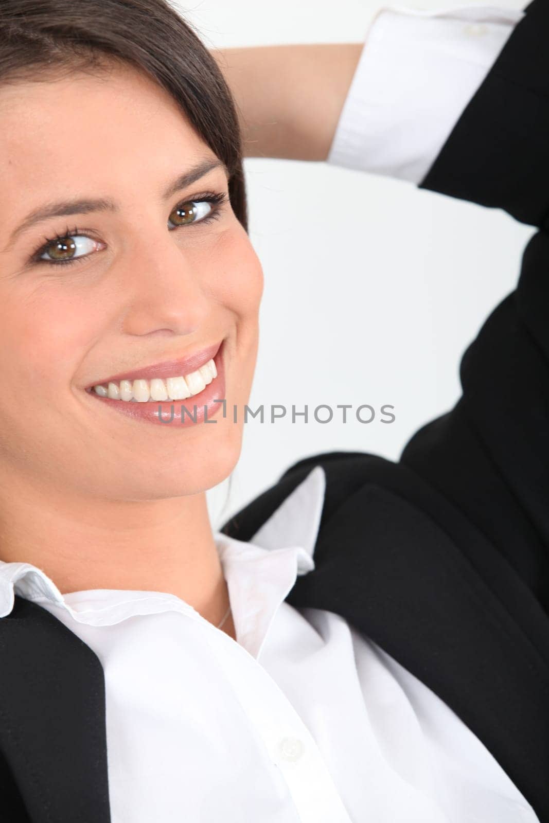 Businesswoman relaxing