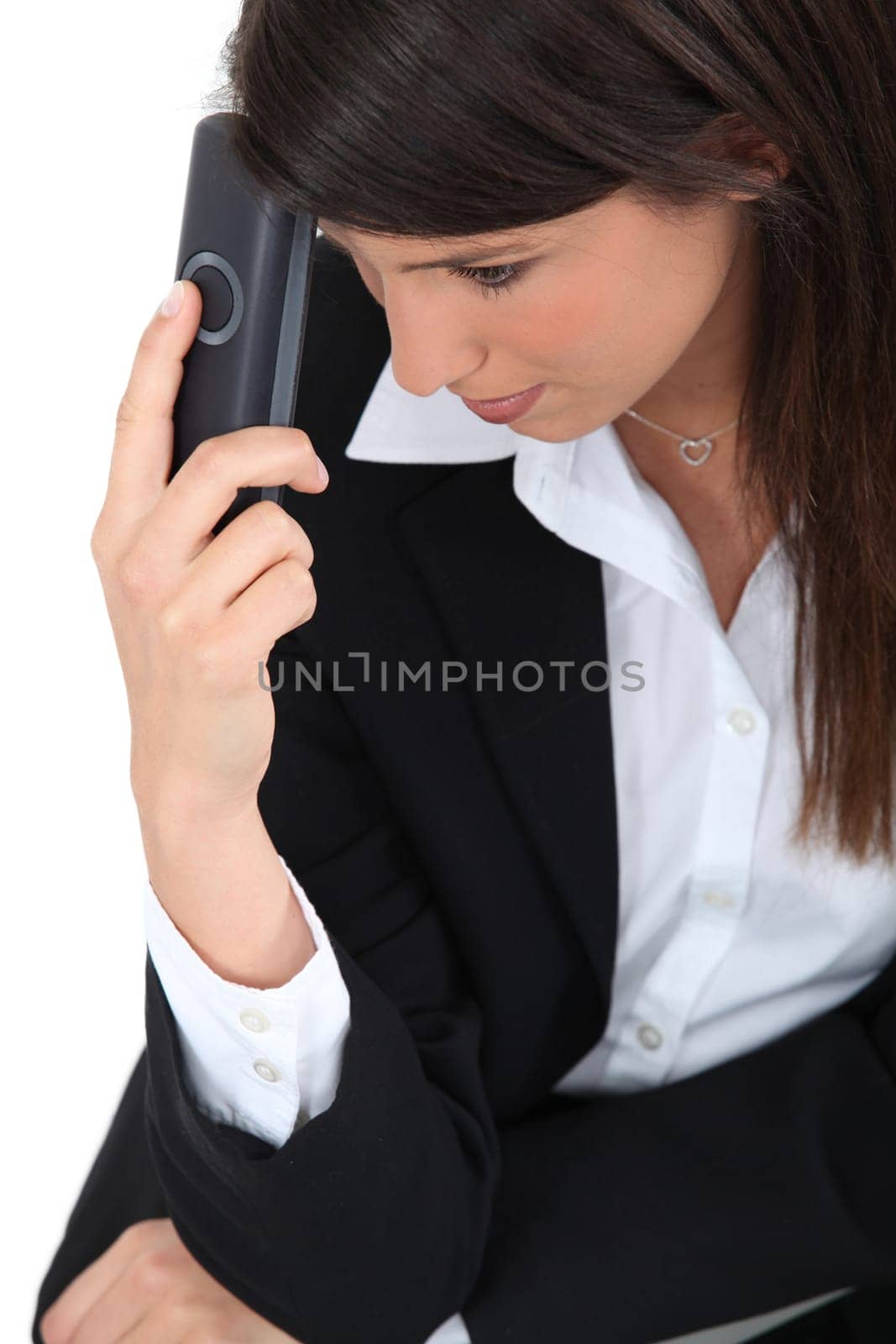 Woman in a suit