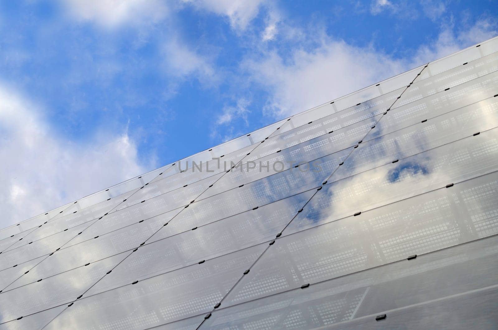 Business building with reflections,office concept